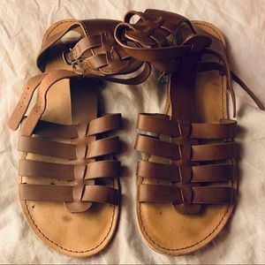 🍬3/$20 Gladiator Strappy Tan Sandals🍬